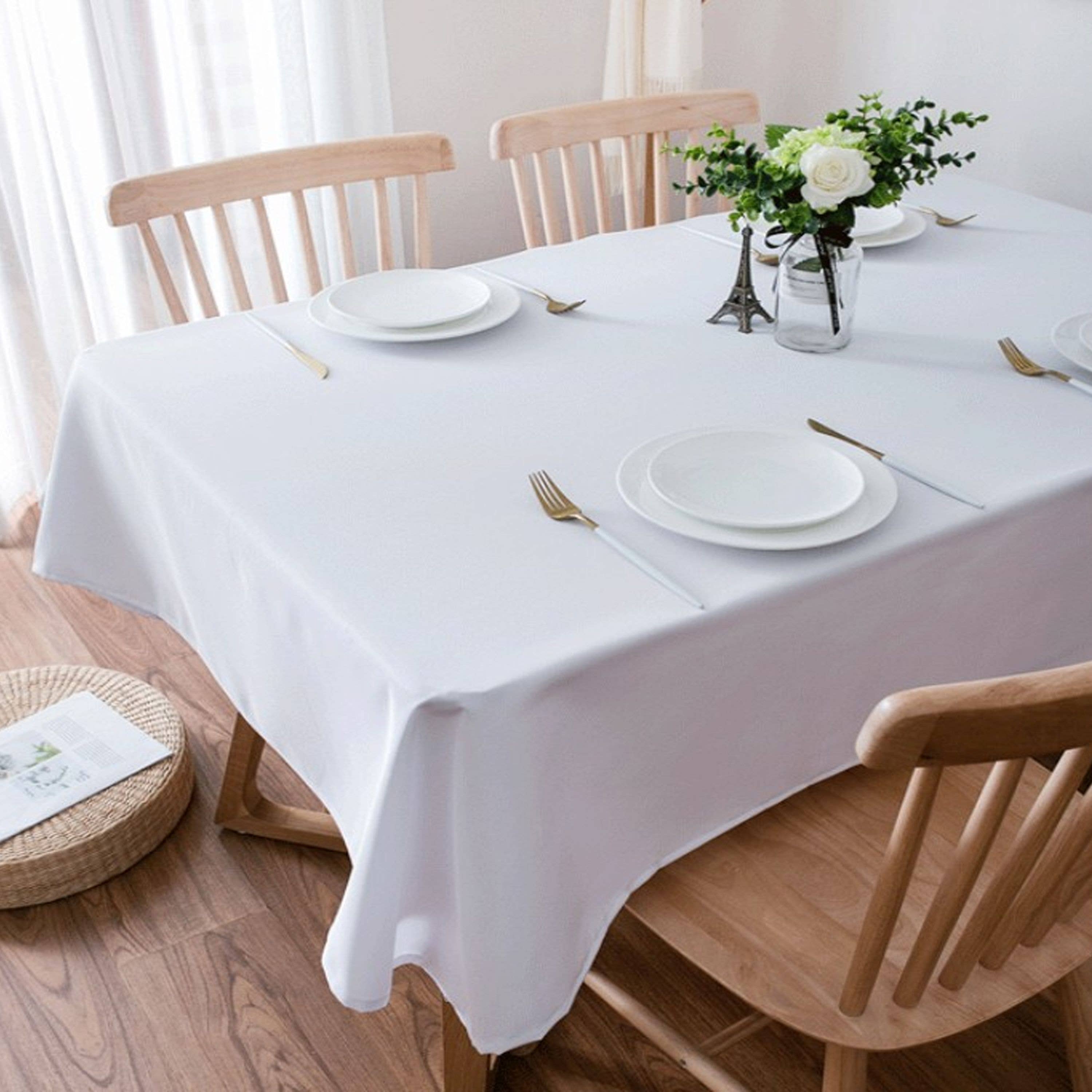 WHITE Hotel Tablecloth for wholesale on Faire3