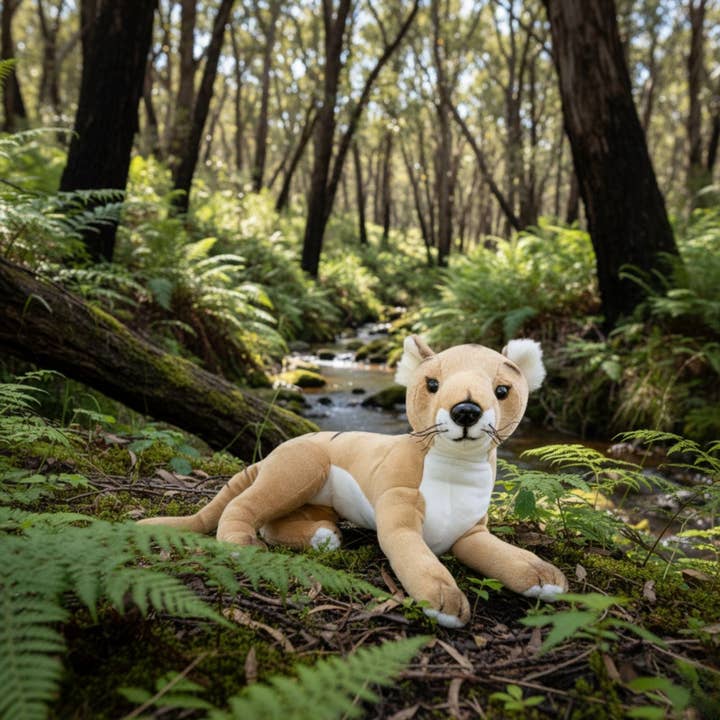 Bocchetta Plush Toys – wholesale Fyllda/plyschleksaker - Barn och baby – Theo - Tasmansk tiger - 40 cm, liggande1