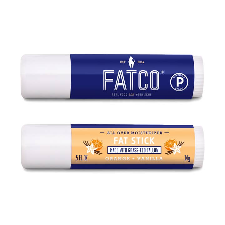 FATCO - Wholesale Lip Balm - Fat Stick, Orange+Vanilla - 0.5 oz0