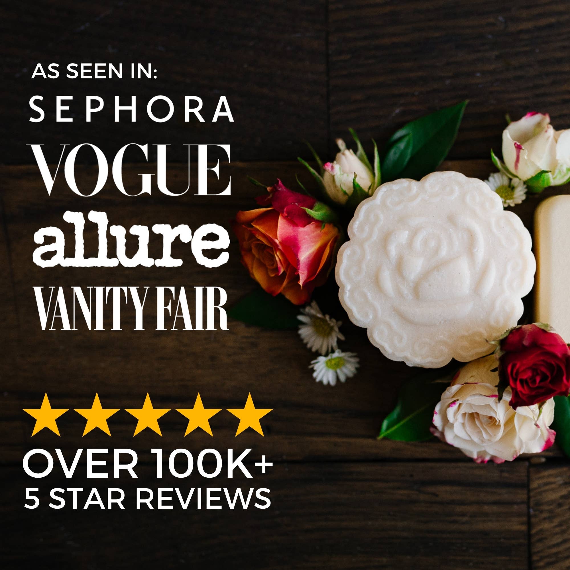 Viori Beauty – Großhandel Shampoo-Puck/festes Shampoo – Shampoo-Bar mit Rizinusöl für intensive Feuchtigkeit | Kamille & Rose5