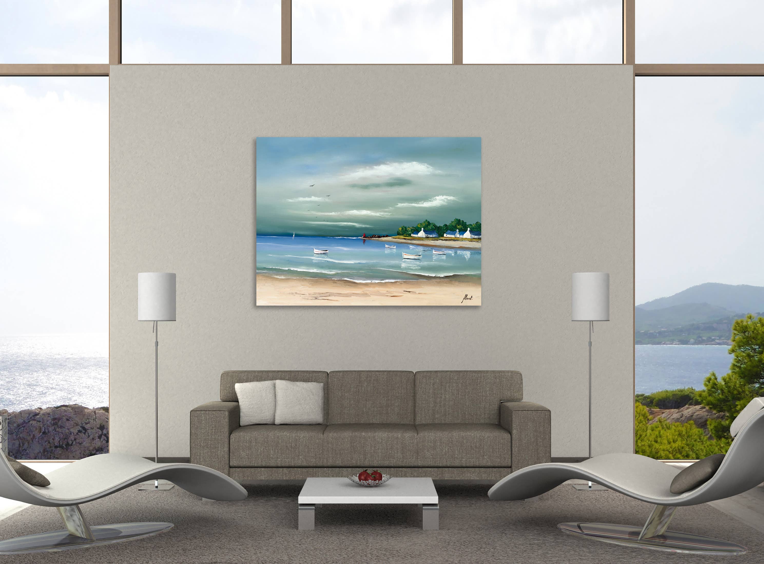 Jaxson Rea - Wholesale Art Print - Côte bretonne I Gallery Wrapped Canvas1