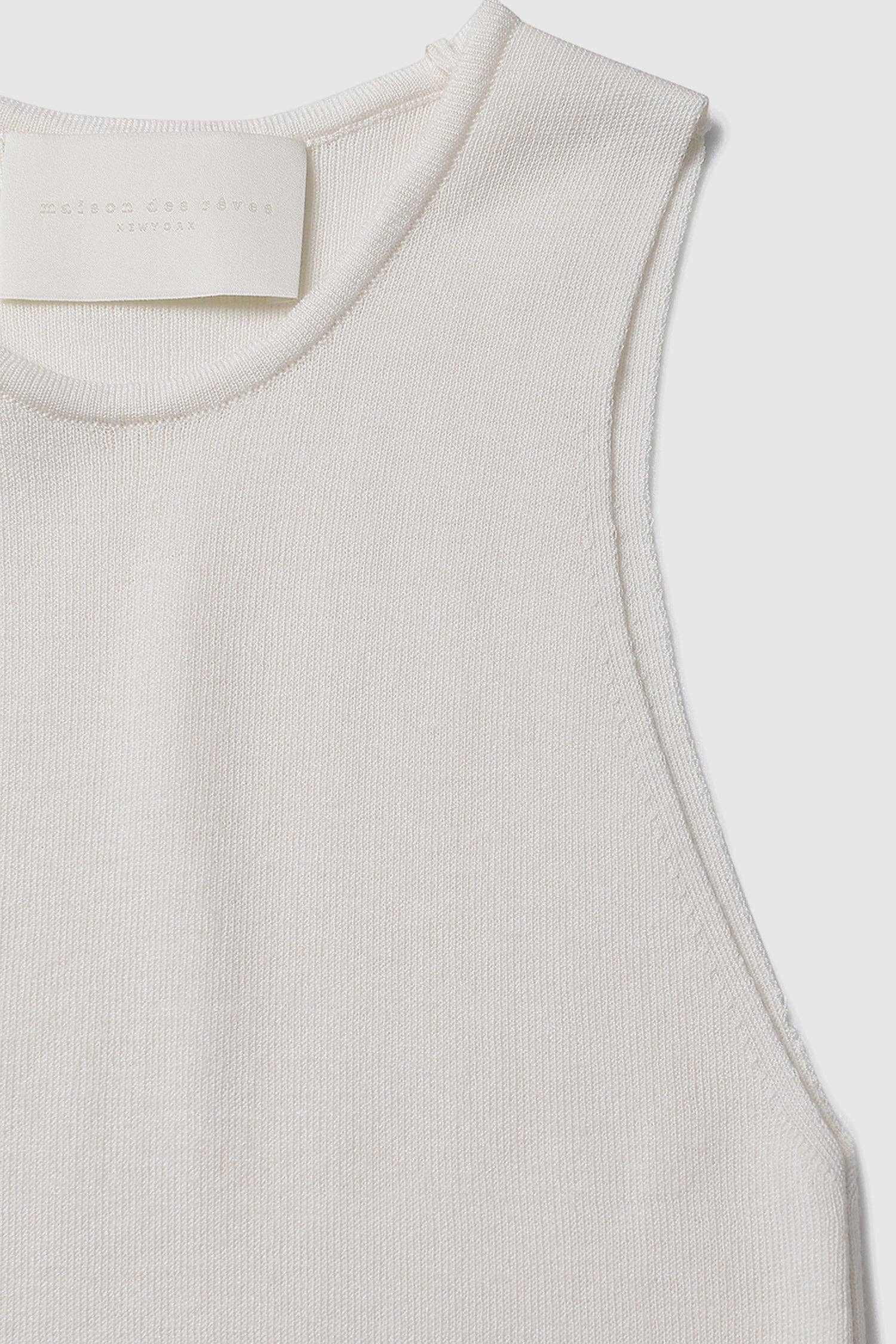 Maison des Rêves New York - Wholesale Knit Top - Women's - Wool Blend Sleeveless Knit