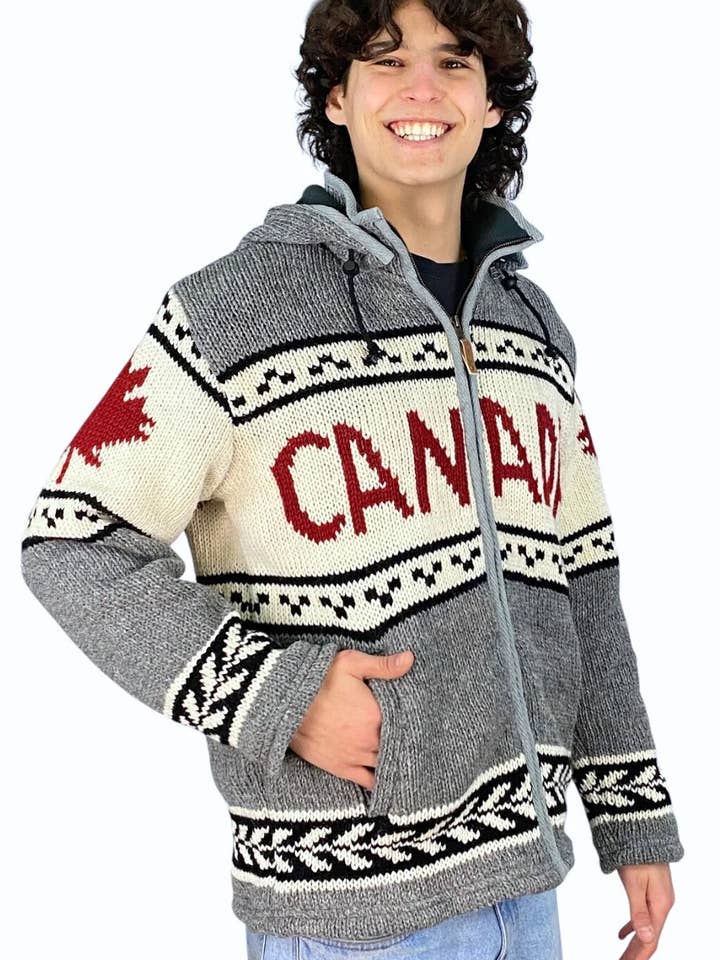 AAA Canada Cardigan for wholesale by Ark Imports