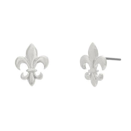 Morana - Venta al por mayor Pendientes de botón/aretes de poste - Pendientes flor de lis0