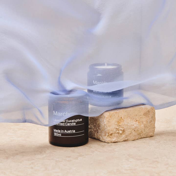 March - Wholesale Jar/Filled Candle - Lavender Eucalyptus Scented Candle0