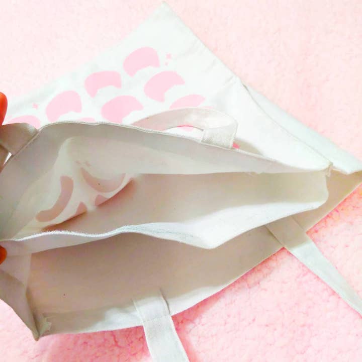 Made by Squeak - Wholesale Tote Bag - Women's - Enamel Pin Cat Tote Bag- Enamel pin backs won't scratch the6