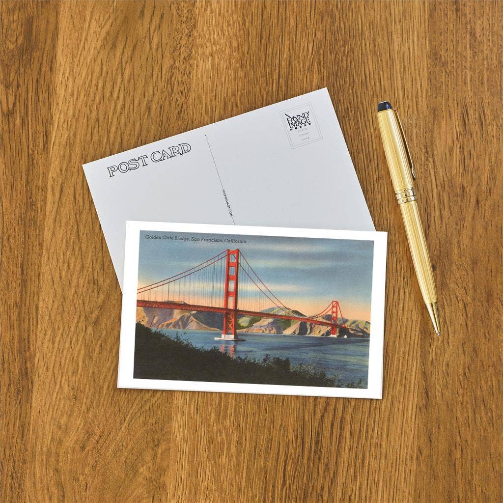 Found Image Press - Wholesale Postcard - Postcard SF-61 Golden Gate Bridge, San Francisco, California1