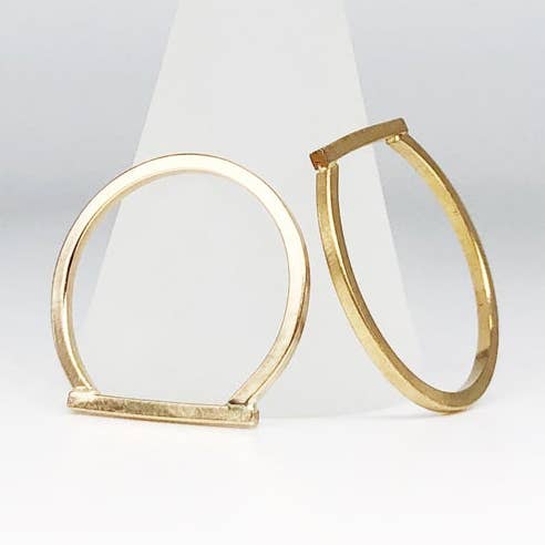 Truncate Ring | 14kt Gold Filled Bar Ring for wholesale by From Brooklyn With Love