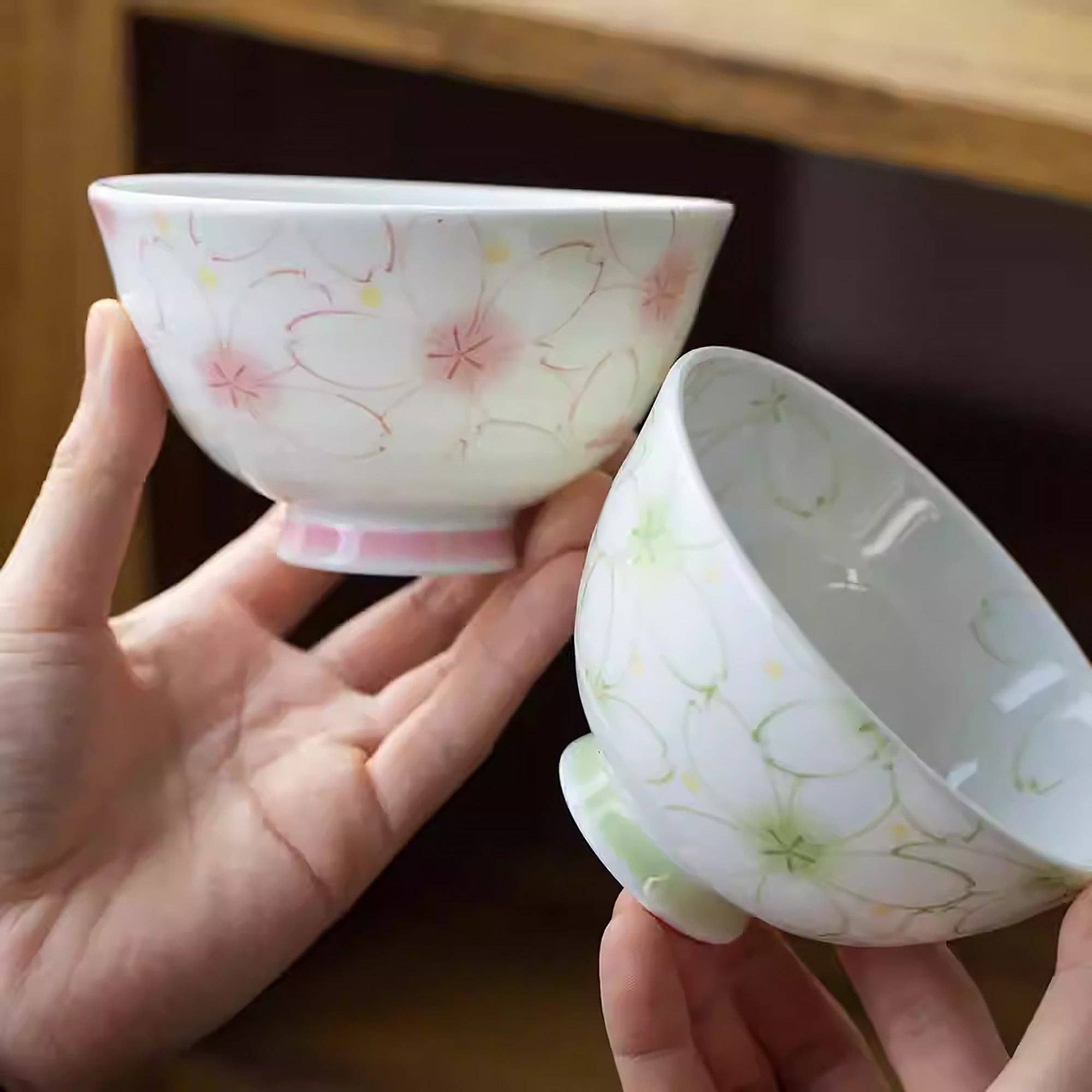 MinoCraft - Wholesale Bowl - Minoyaki ceramic bowl with floral pattern8