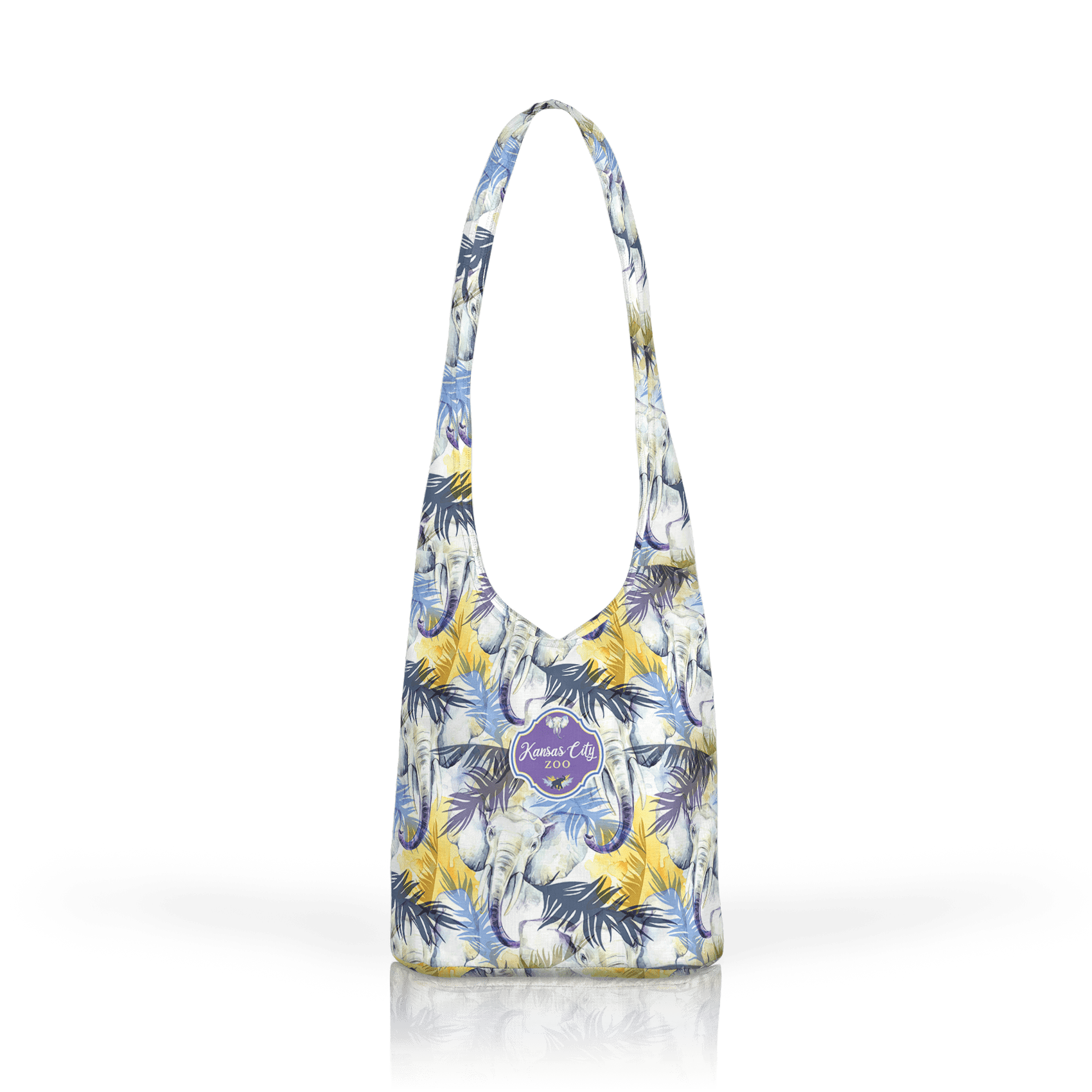 Matrix - Wholesale Tote Bag - Women's - Customizable Ripstop 190 Tuck and Tote: Hidden Elephants0