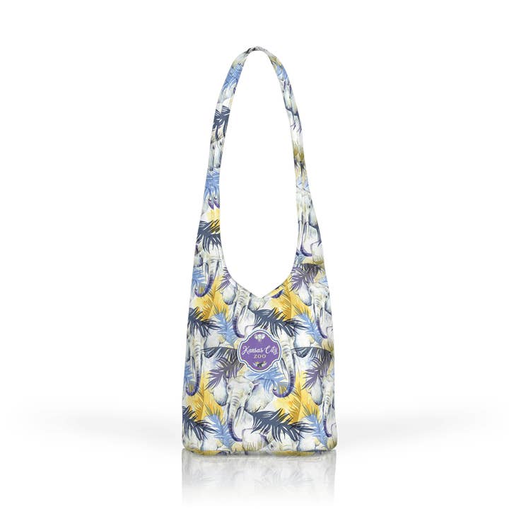 Matrix - Wholesale Tote Bag - Women's - Customizable Ripstop 190 Tuck and Tote: Hidden Elephants