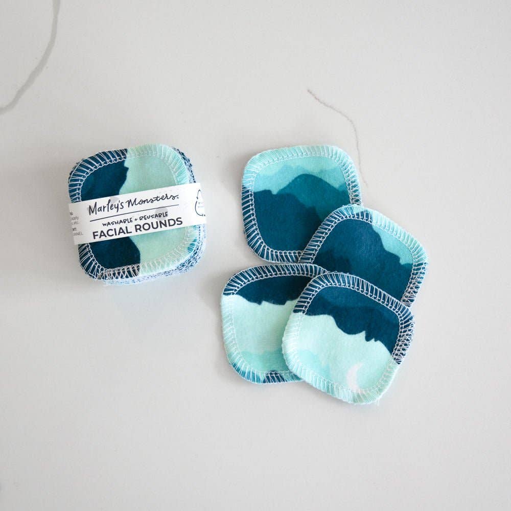 Marley's Monsters – wholesale Face & body wipes – Facial Rounds: Prints - 10 or 20 Packs - Case of 610