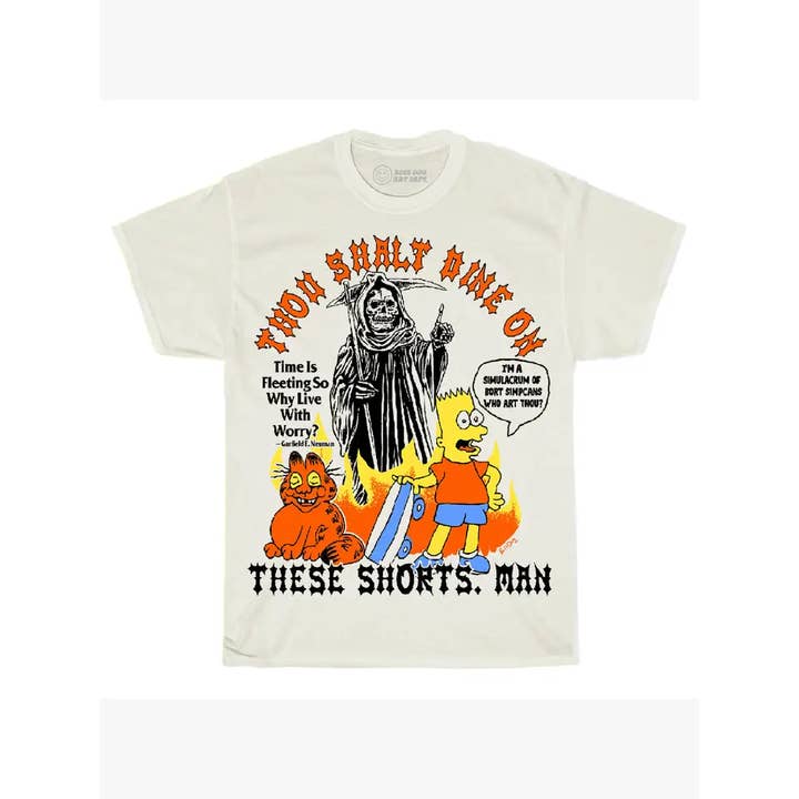 Estos pantalones cortos camiseta marfil para venta al por mayor de Boss Dog