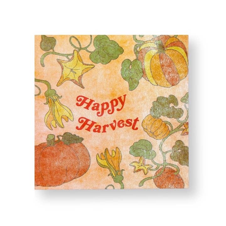 Glædeligt Høst Brevpressekort for engroshandel hos Letterpress PLAY