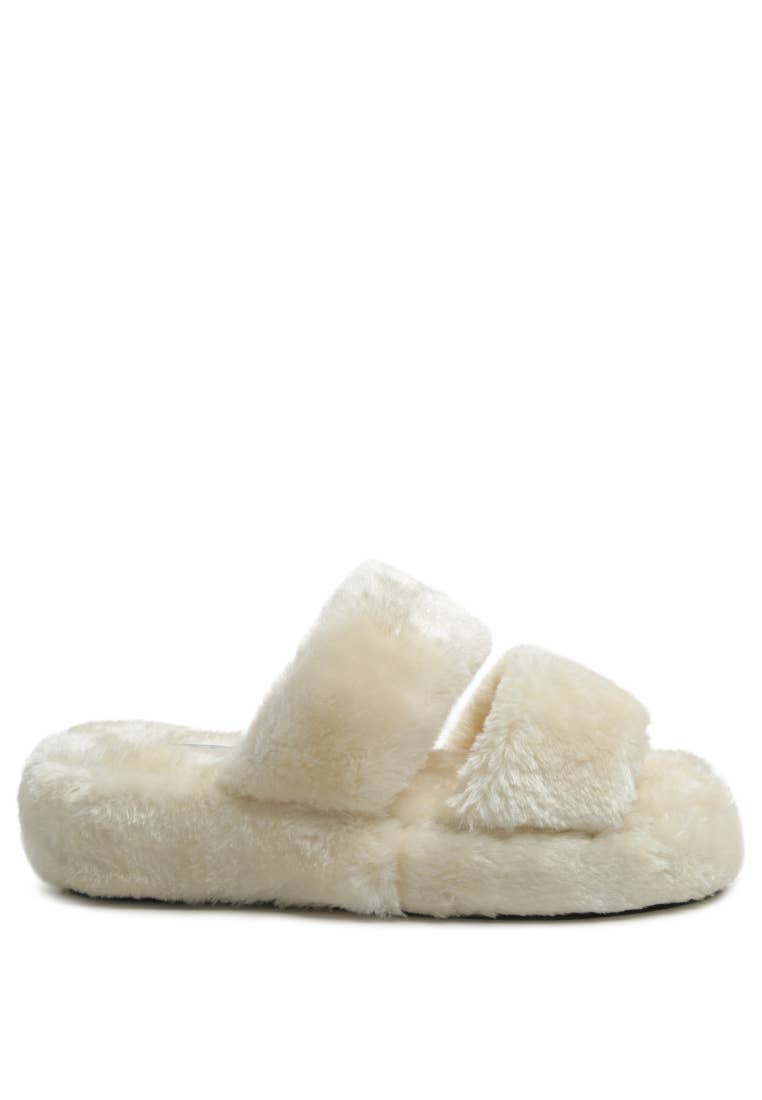 Rag Company – wholesale Slippers – Women's – SMOOTHIE FUR SLIP-ON FLATS2