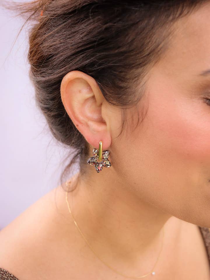 Naia Pailletten-Armee Creolen für den Großhandel von CG Home