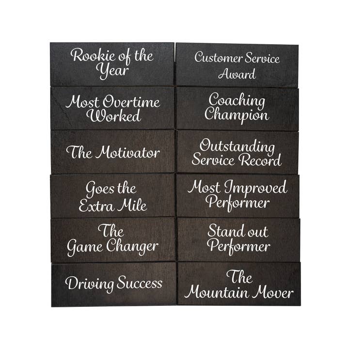 Medarbejderanerkendelse gaver, præstationer og anerkendelse for engroshandel hos JennyGems