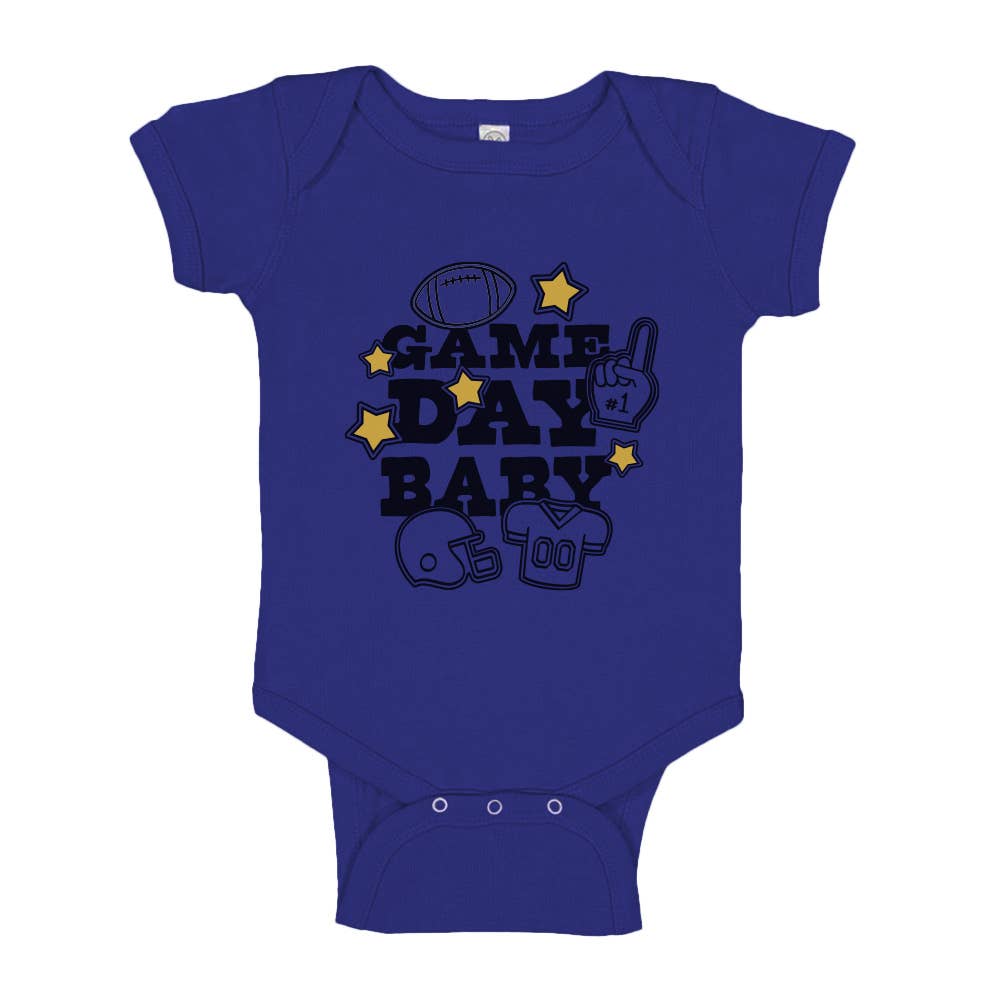 Itsy Bitsy Bella Co - Wholesale Bodysuit (Non-Footed) - Baby - Game Day Baby, Baby Bodysuit4