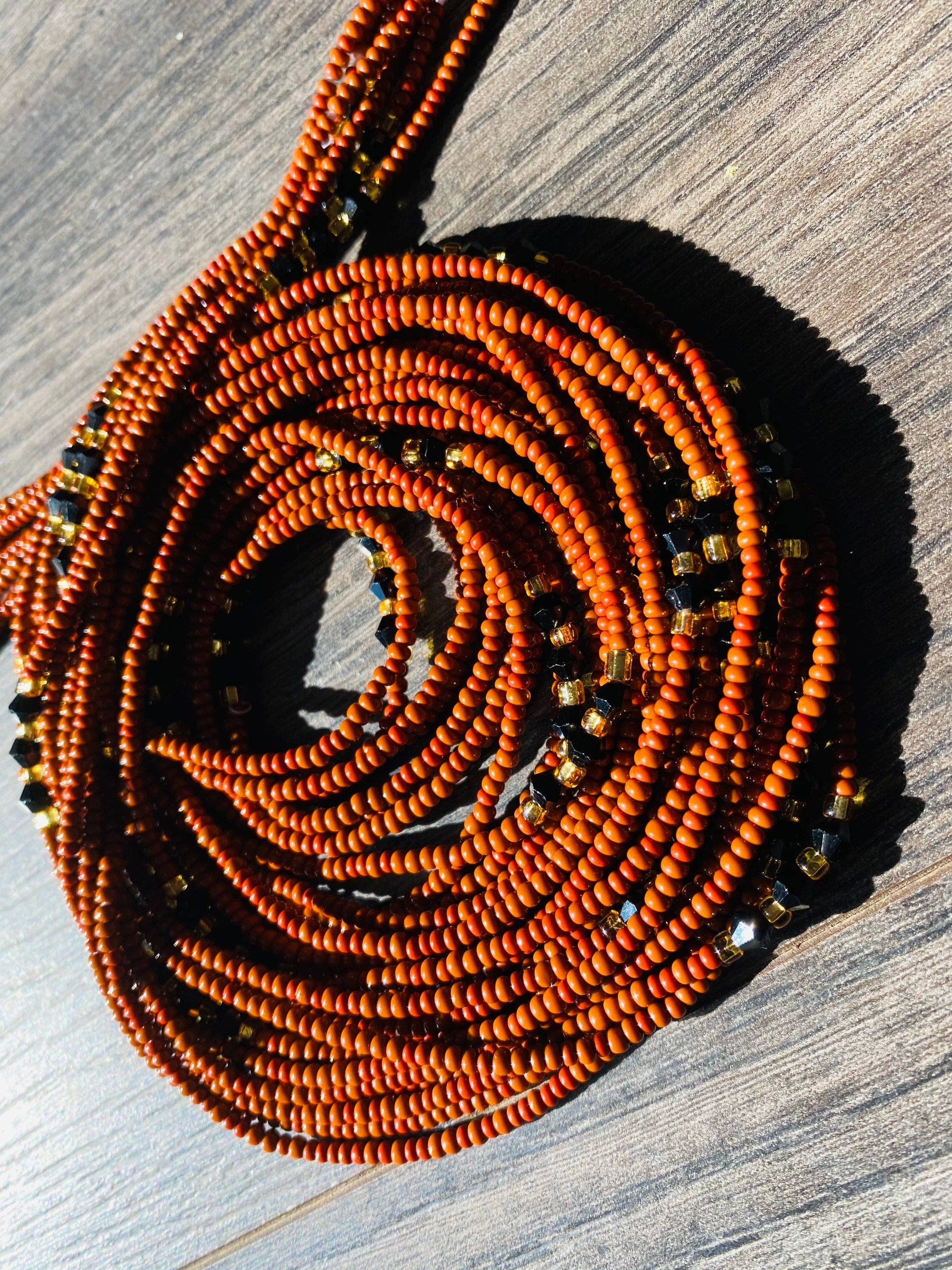 MaddieMayShop - Wholesale Beads - Preciosa Czech Beads- Wholesale WaistBeads with crystals 40"- 50"9