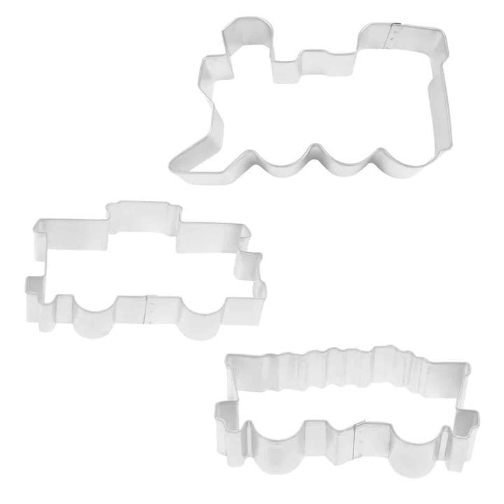 R&M International - Wholesale Cookie Cutter - Train 3 PC Cookie Cutter Set1