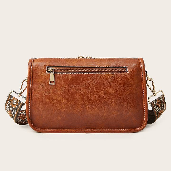 Wholesalesir - Wholesale Crossbody Bag - Women's - Bohemian Wide Shoulder Strap Crossbody Bag