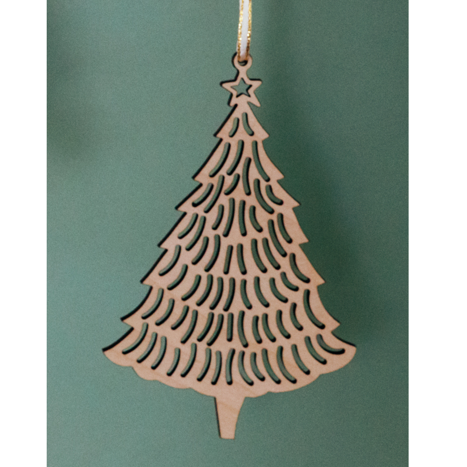 Reece Design Works - Wholesale Ornament - Wood Tree Christmas Ornaments4