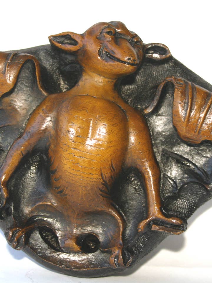 Medieval Gothic Bat - Reproduction Lincoln Cathedral Carving for wholesale by Oakapple Designs Ltd