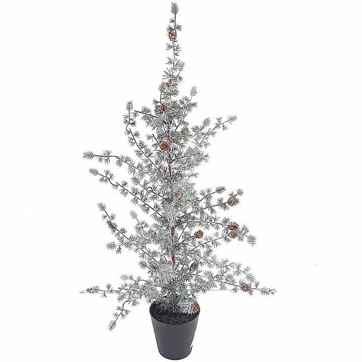 Albero di Pino Ming in Vaso 83cm Verde/Bianco per la vendita all'ingrosso da parte di DRYdecorations