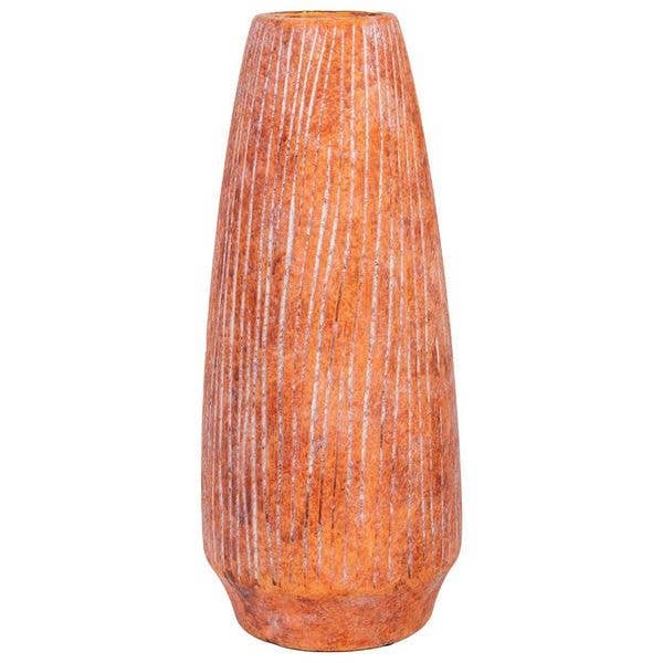 15"H TERRACOTTA FINISH VASE for wholesale by Home Essentials