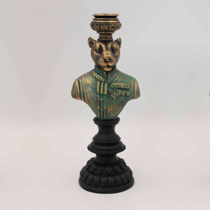 Lion Candle Holder for wholesale by Bentley & Bo