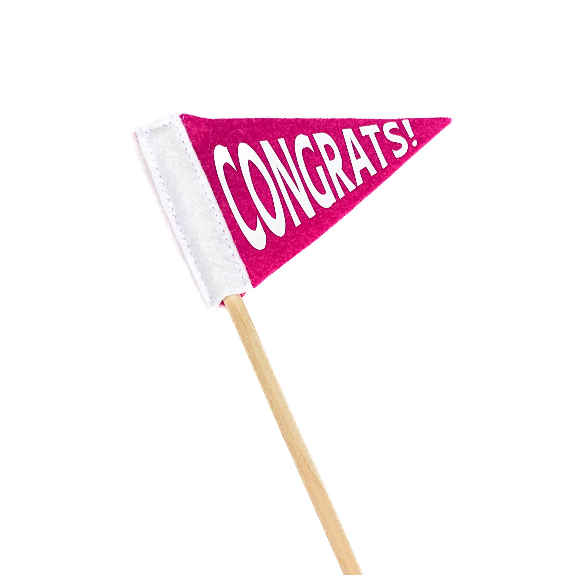 Pennant For Your Thoughts - Wholesale Flag - Tiny Message Pennant Flag | Wool Blend, Handmade in USA1