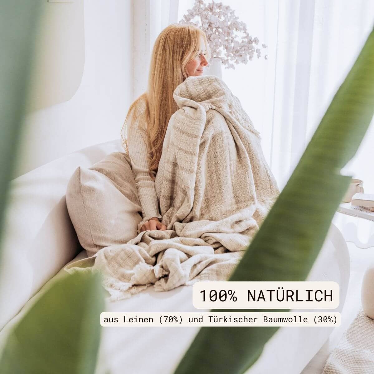 VAYVA - Wholesale Throw Blanket - Blanket | Linen and cotton throw for the living room4