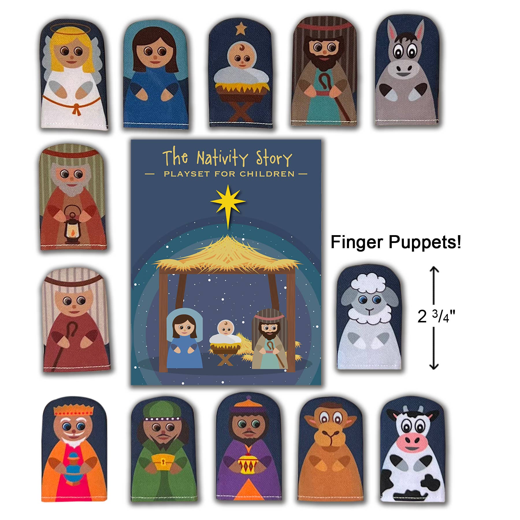 Abbey + CA Gift - Wholesale Finger Puppet - Kids & Baby - Nativity Finger Puppets7