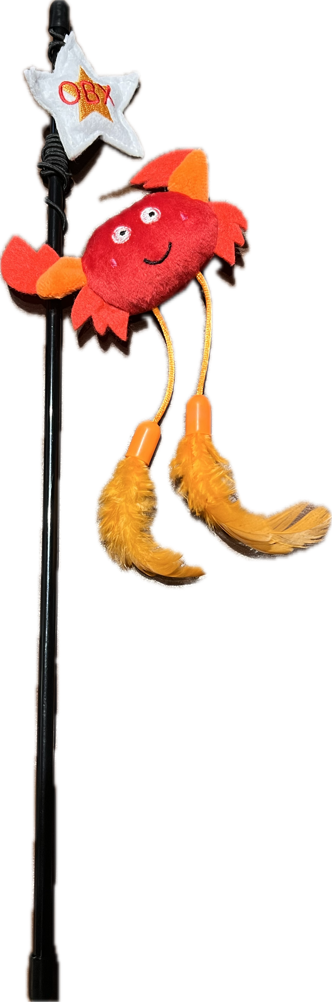 Pet Souvenirs - Vendita all'ingrosso Giocattolo - Gatti - Giocattolo teaser bacchetta per gatti FLORIDA CRAB1