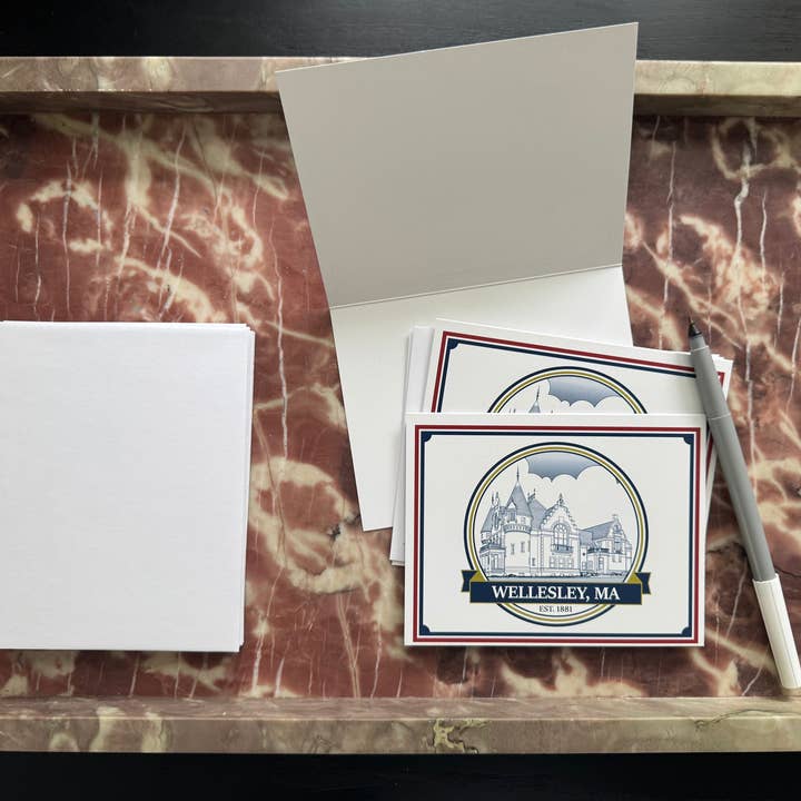 Town Icon: Notecards for wholesale by The Placemaker Project