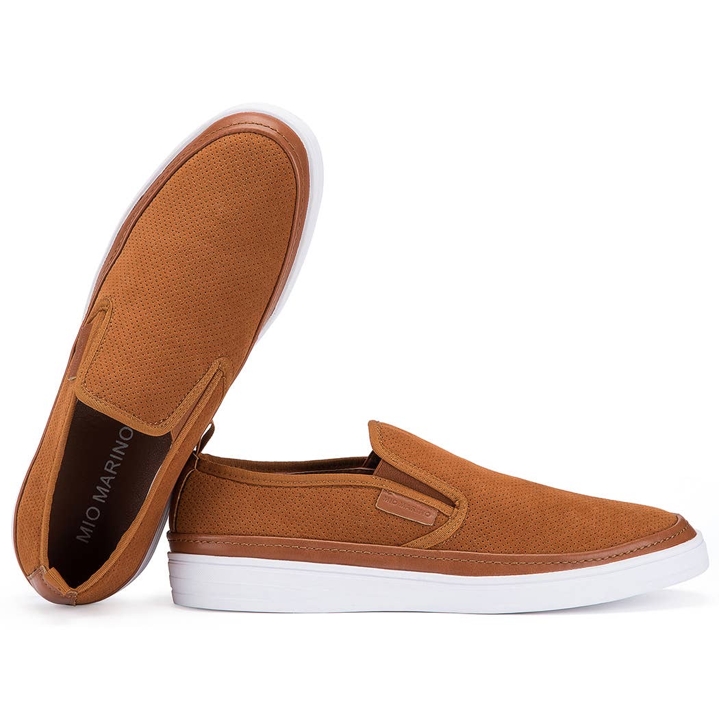Mio Marino - Wholesale Slip On Sneakers - Men's - Suede Fashion Sneaker5