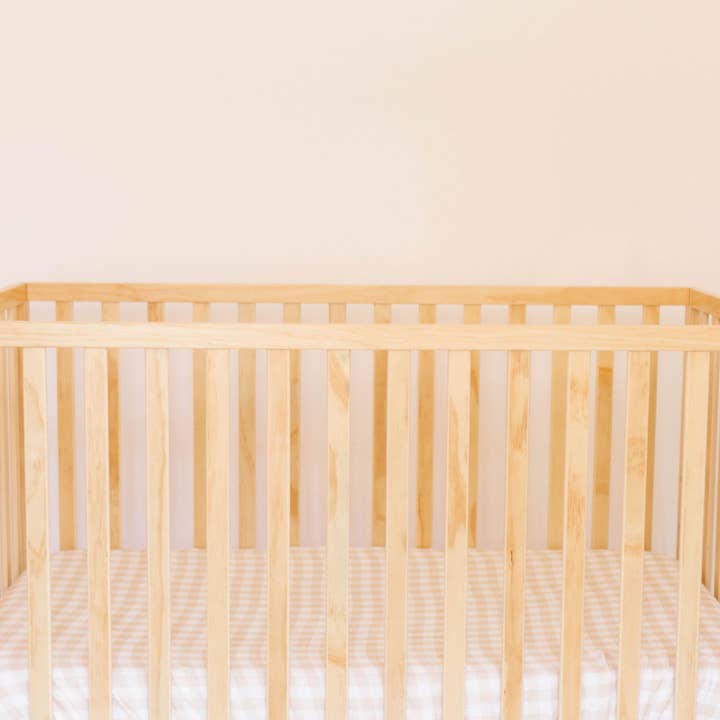 Behold Baby – Engroshandel Lagner til vugger – Honning Gingham bambus krybbe ark