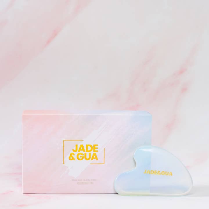 Jade&Gua – wholesale Gua Sha tool – Opalite Gua Sha Facial Tool1