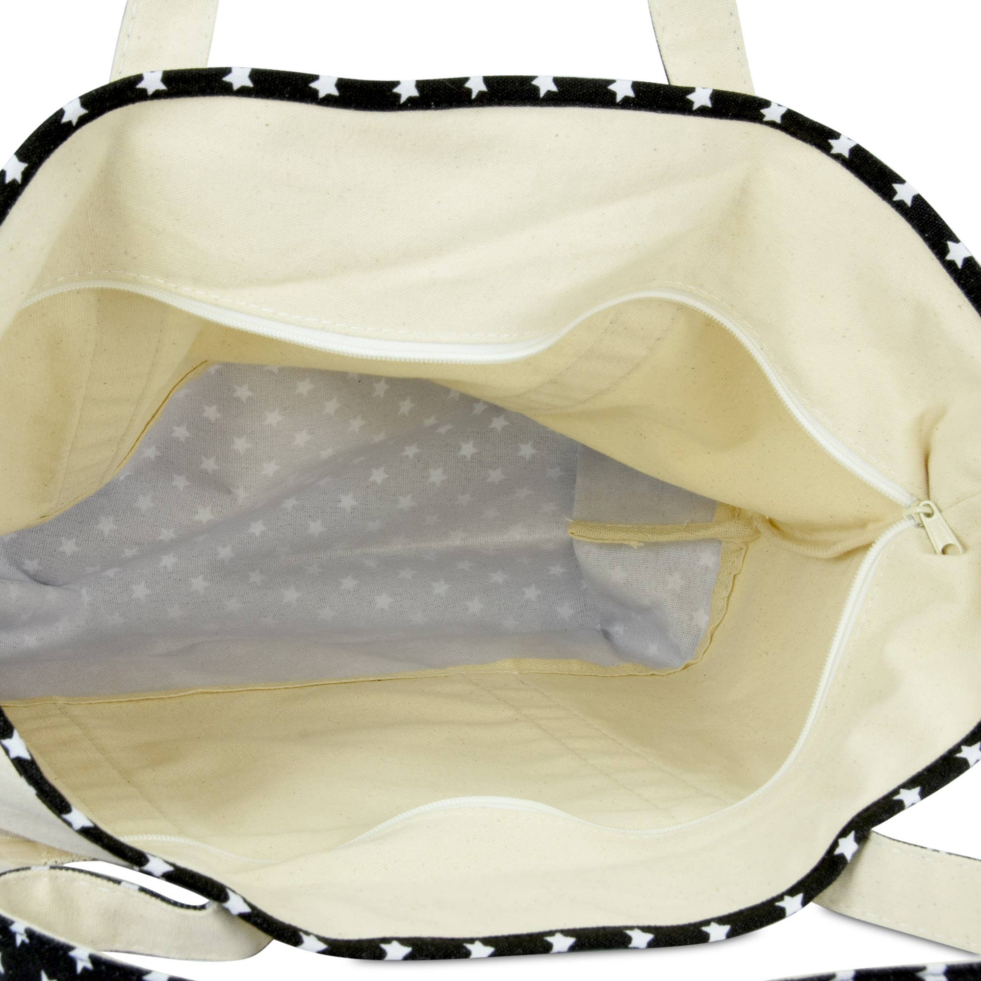 Dalix – wholesale Bärkasse - Dam – DALIX Initial Shoppingväska Personlig Blixtlås Top Letter - K10