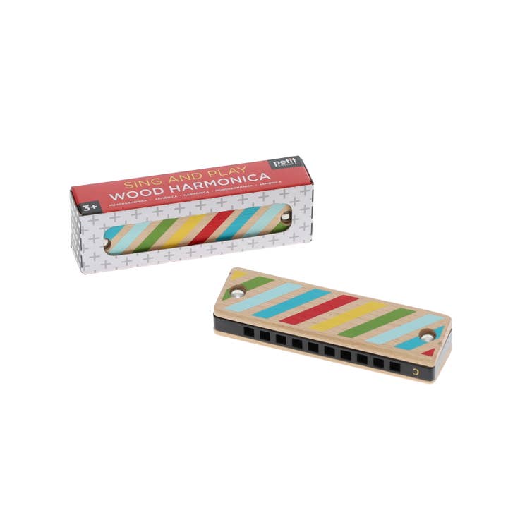 Chronicle Books - Wholesale Musical Toy - Kids & Baby - Harmonica CDU of 10 Petit Collage