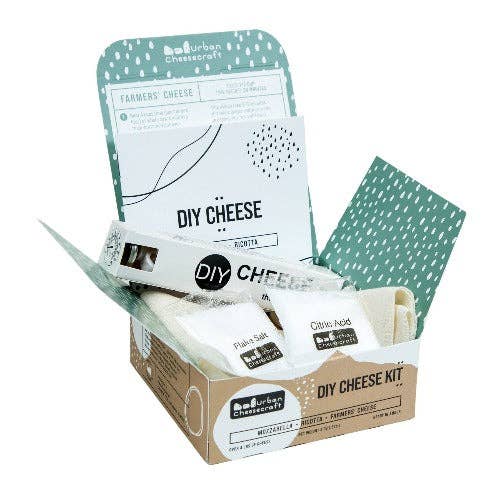 Urban Cheesecraft - Wholesale DIY Food Kit - Cheesemaking Kit for Mozzarella and Ricotta, Makes 4 Batches1