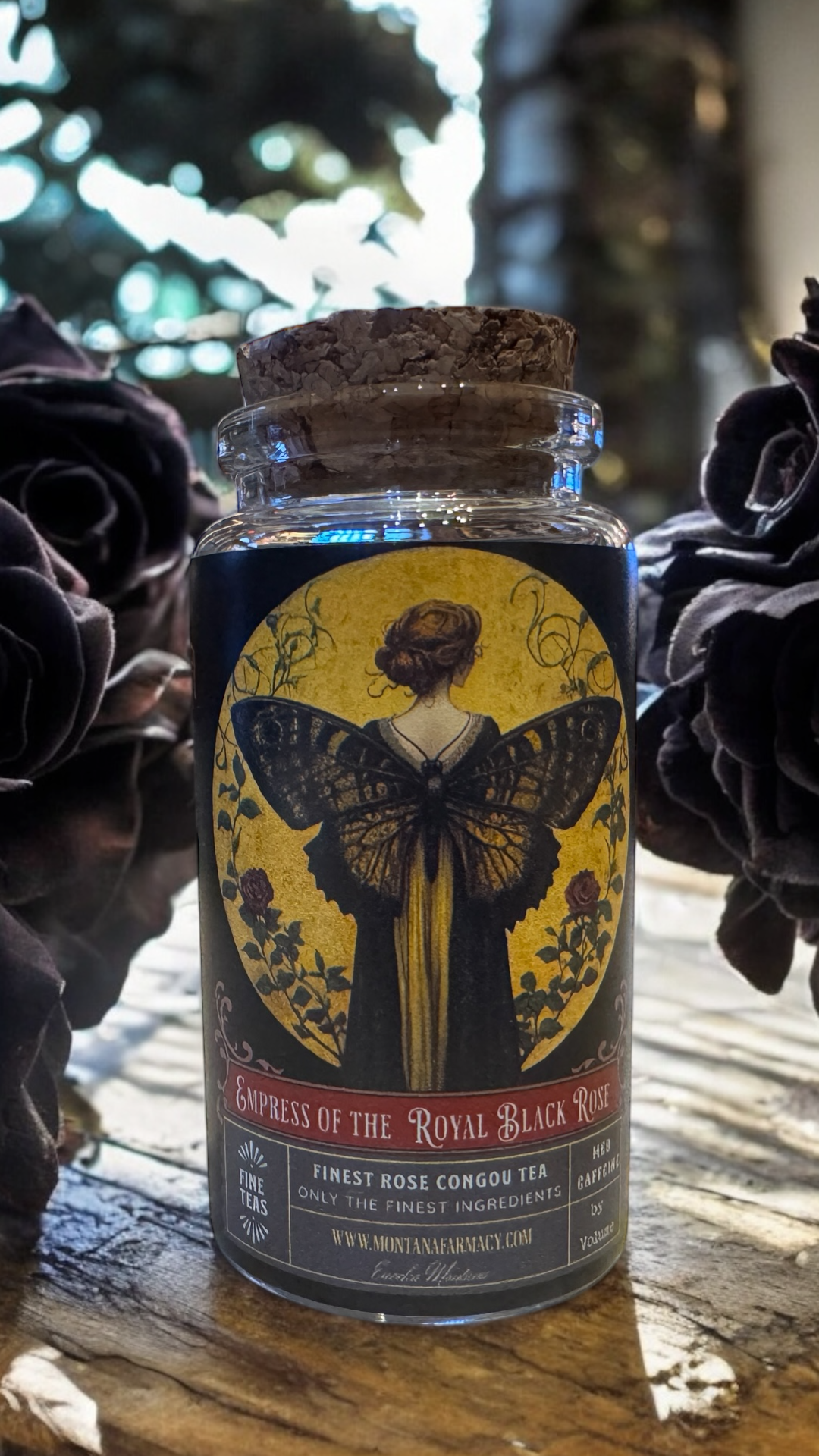 Montana Farmacy - Wholesale Loose Tea - Empress of the Royal Black Roses Finest Congou Vintage Tea 3