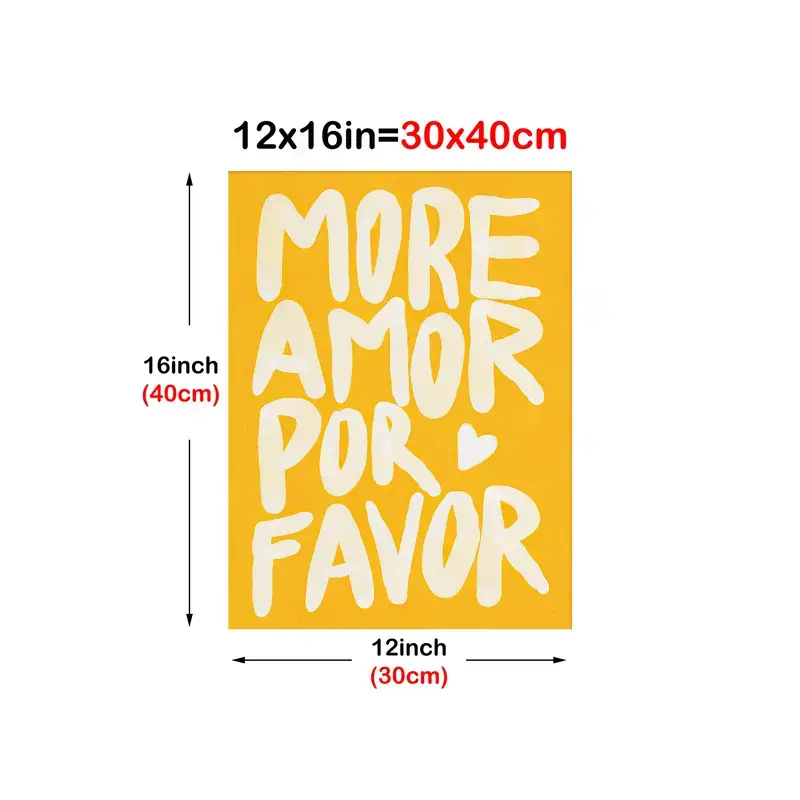 Mansa Bois – wholesale Poster – Mer AMOR 1st Canvastavla, Citatkonst,1