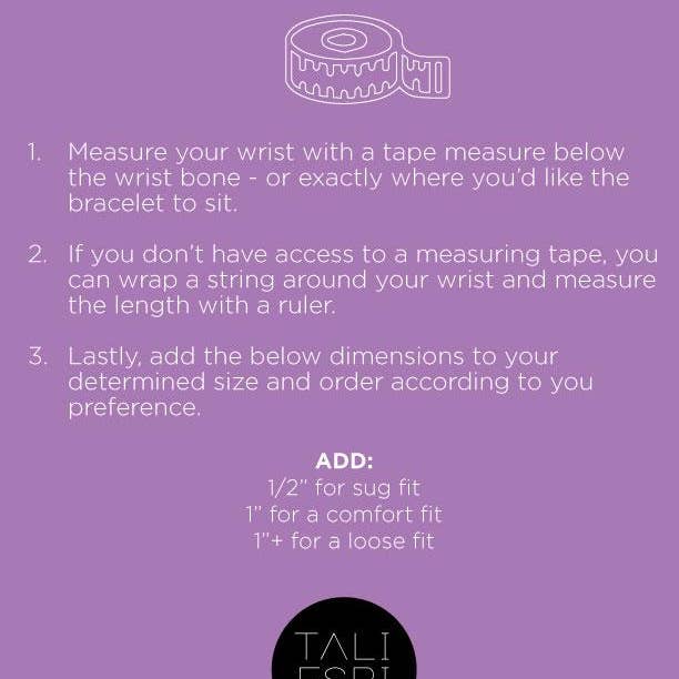 Pulsera de oro rosa de 6.00 mm para venta al por mayor de TALI ESPI DESIGNS