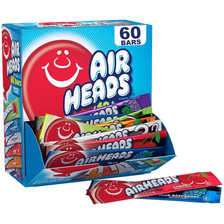 Long Island Candy Factory - Wholesale Taffy - Airheads Gravity Feed 60ct