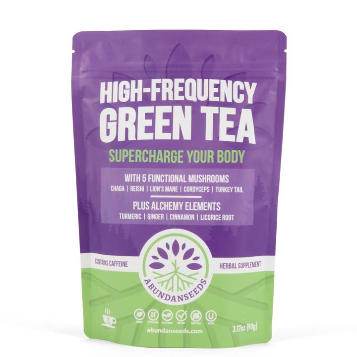 Abundanseeds - Wholesale Health/Detox Tea - HIGH-FREQUENCY GREEN TEA