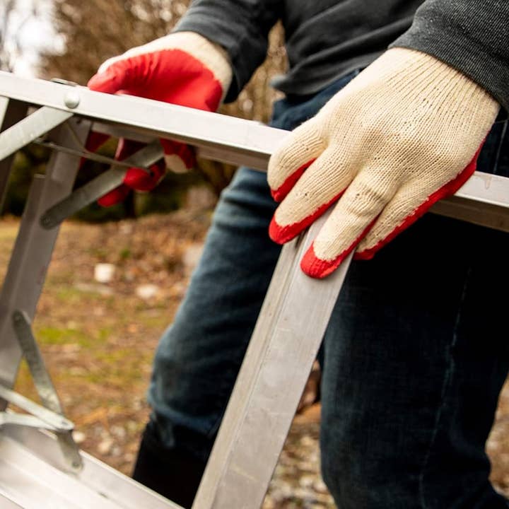 G & F Products - Wholesale Gloves - Unisex - Latex Dipped Nitrile Coated Work Gloves, 10 pair pack8