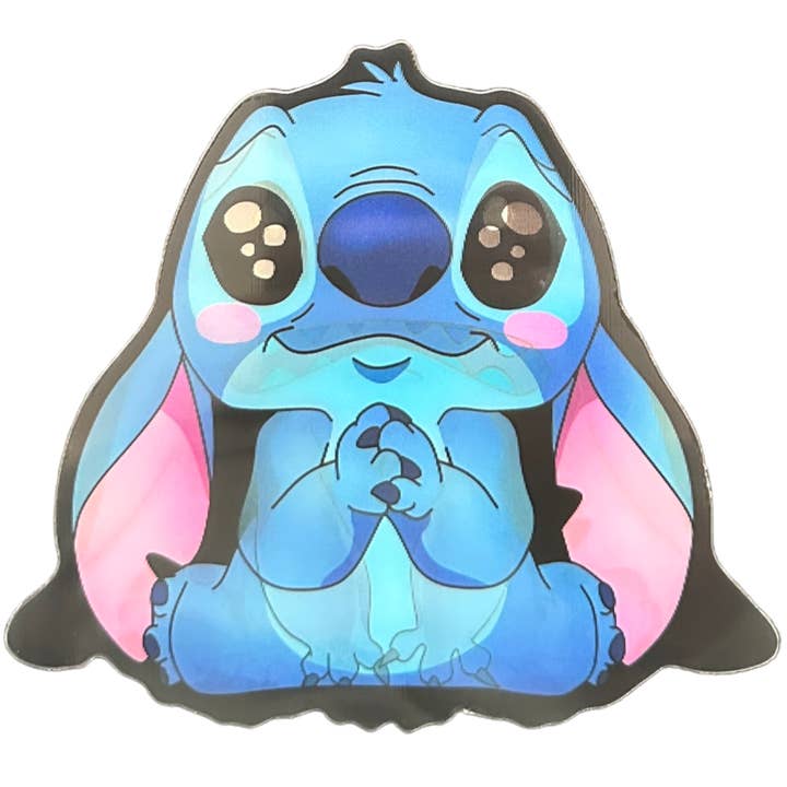 Lilo And Stitch Anime 3D Sticker K5 for wholesale by Cow Crack Wholesale