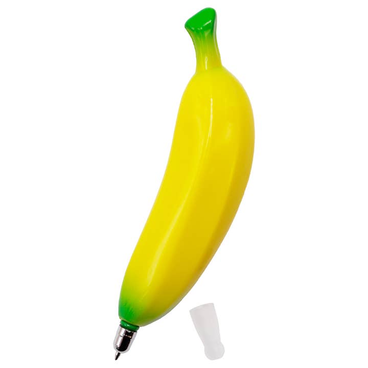 Cap Zone - Wholesale Retailer Display - Paper & Novelty - Banana Fruit Pen with Magnet