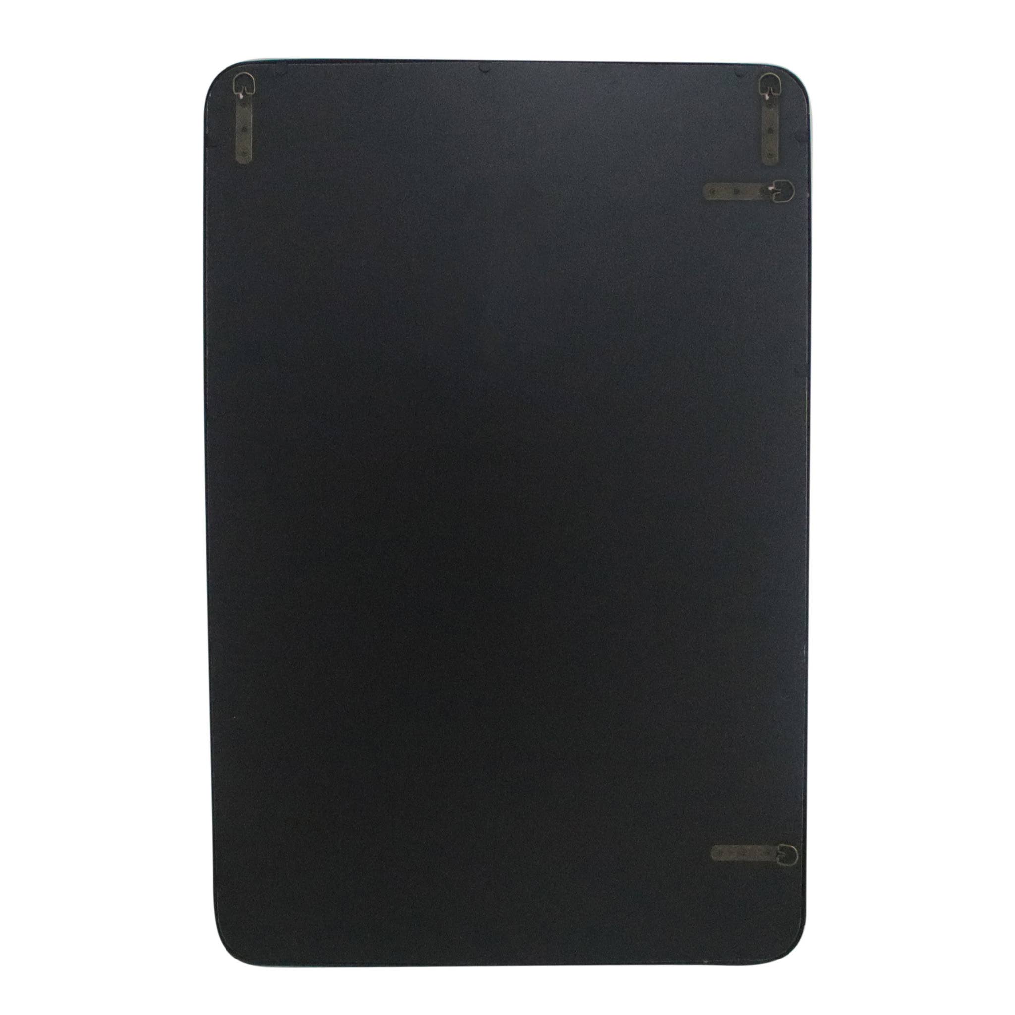 Paris Loft Inc - Wholesale Muurspiegel - Moderne zwarte spiegel met afgeronde hoeken voor slaapkamer of woonkamer11